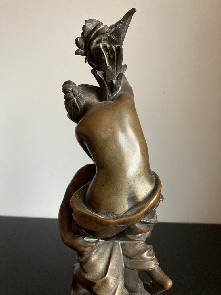 Groupe de bronzes romantiques allemands du 19ème siècle Bon état - En vente à Stamford, CT
