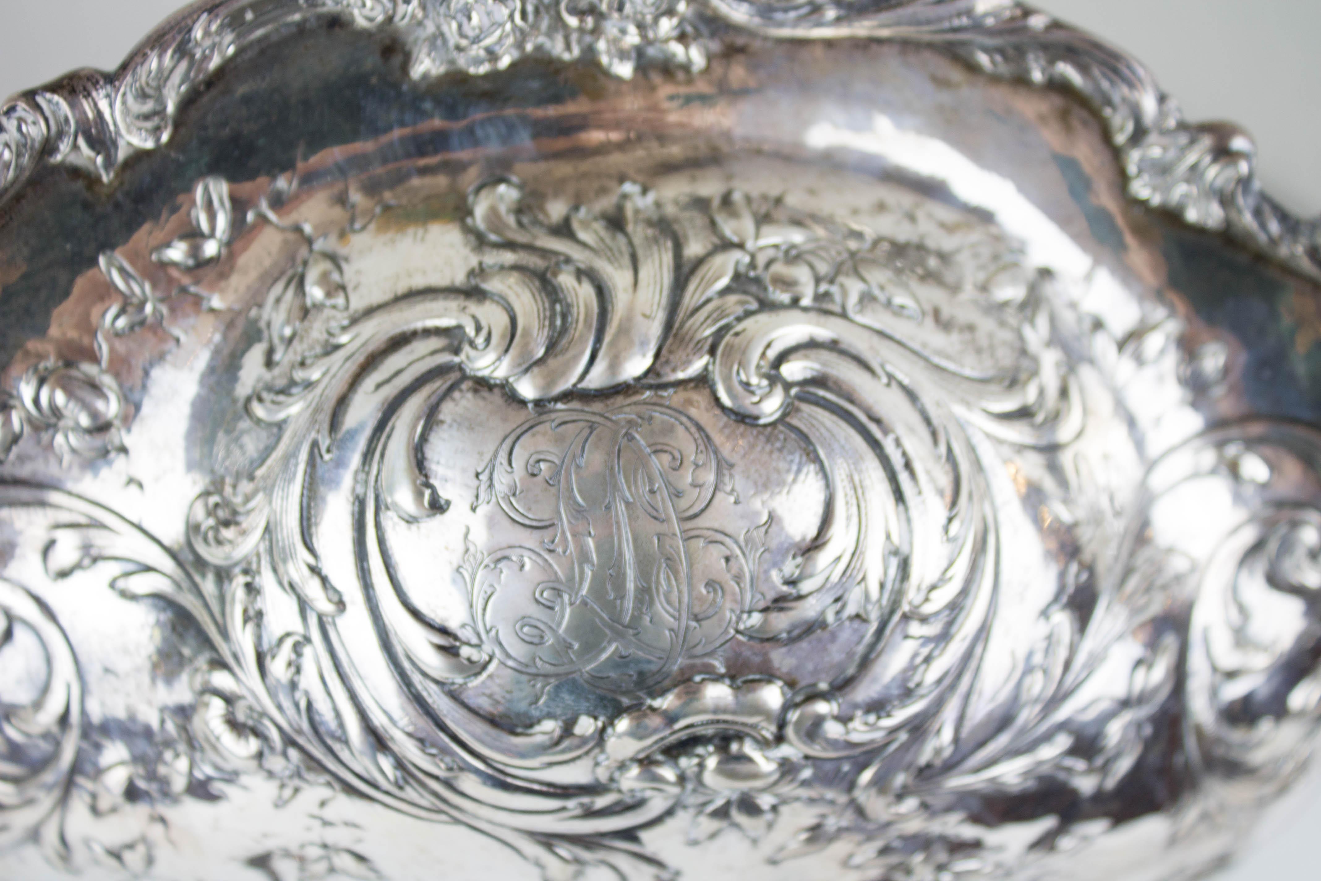 19th Century German Silver Centerpiece In Good Condition For Sale In Palermo, IT