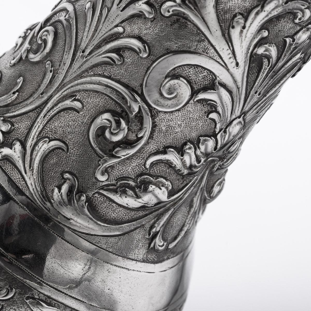 19th Century German Solid Silver Boot Shaped Drinking Cup, Hanau, circa 1890 10