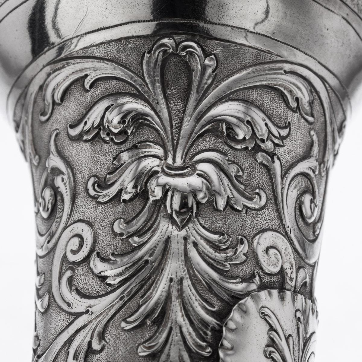 19th Century German Solid Silver Boot Shaped Drinking Cup, Hanau, circa 1890 4