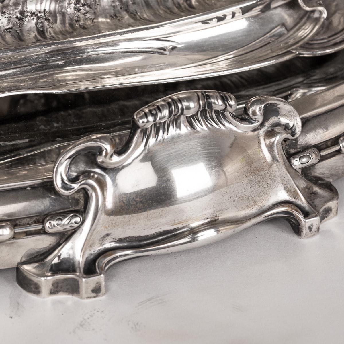 19th Century German Solid Silver Mercury Centrepiece, Wilkens & Sohne c.1890 For Sale 10