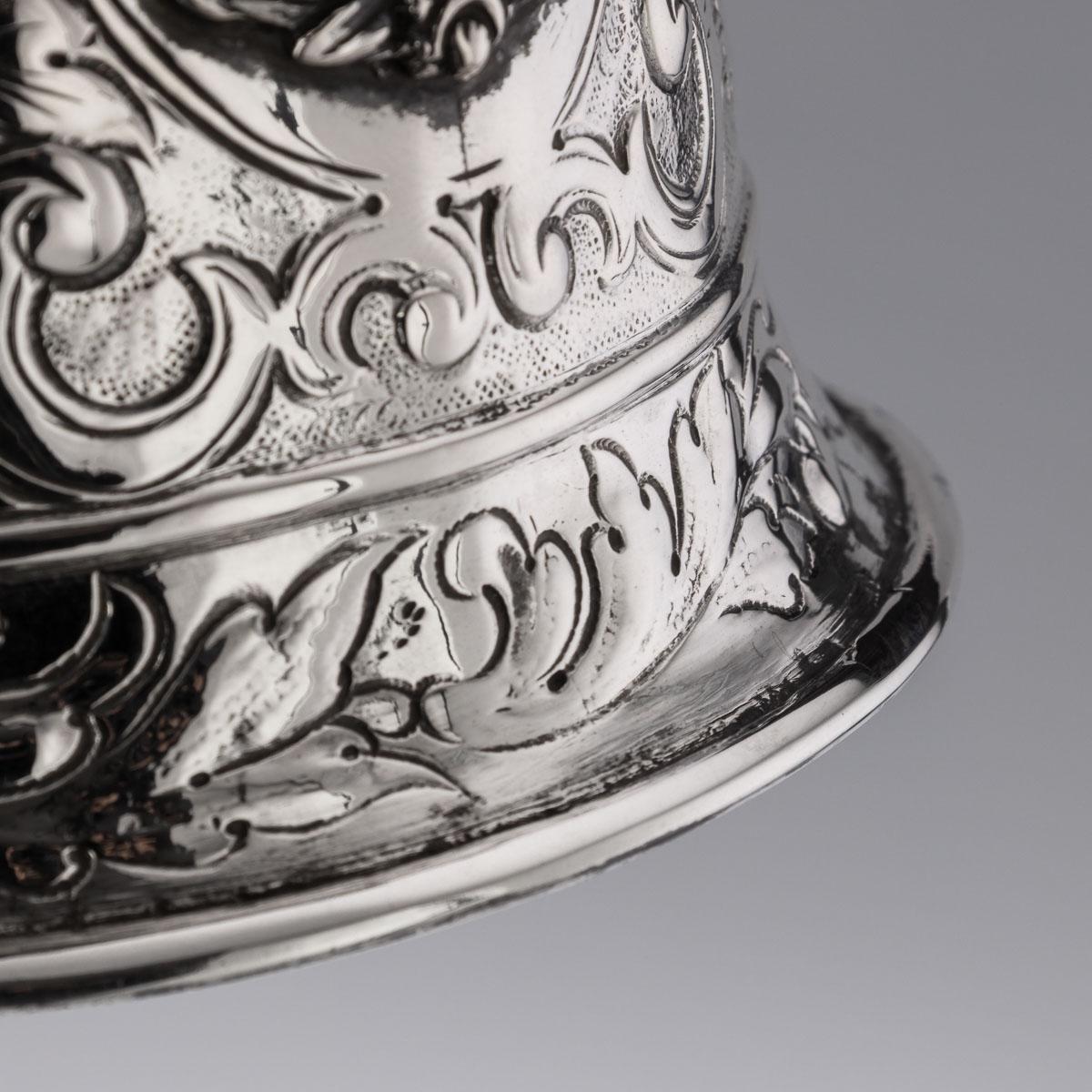 19th Century German Solid Silver Novelty Windmill Cup, c.1880 16