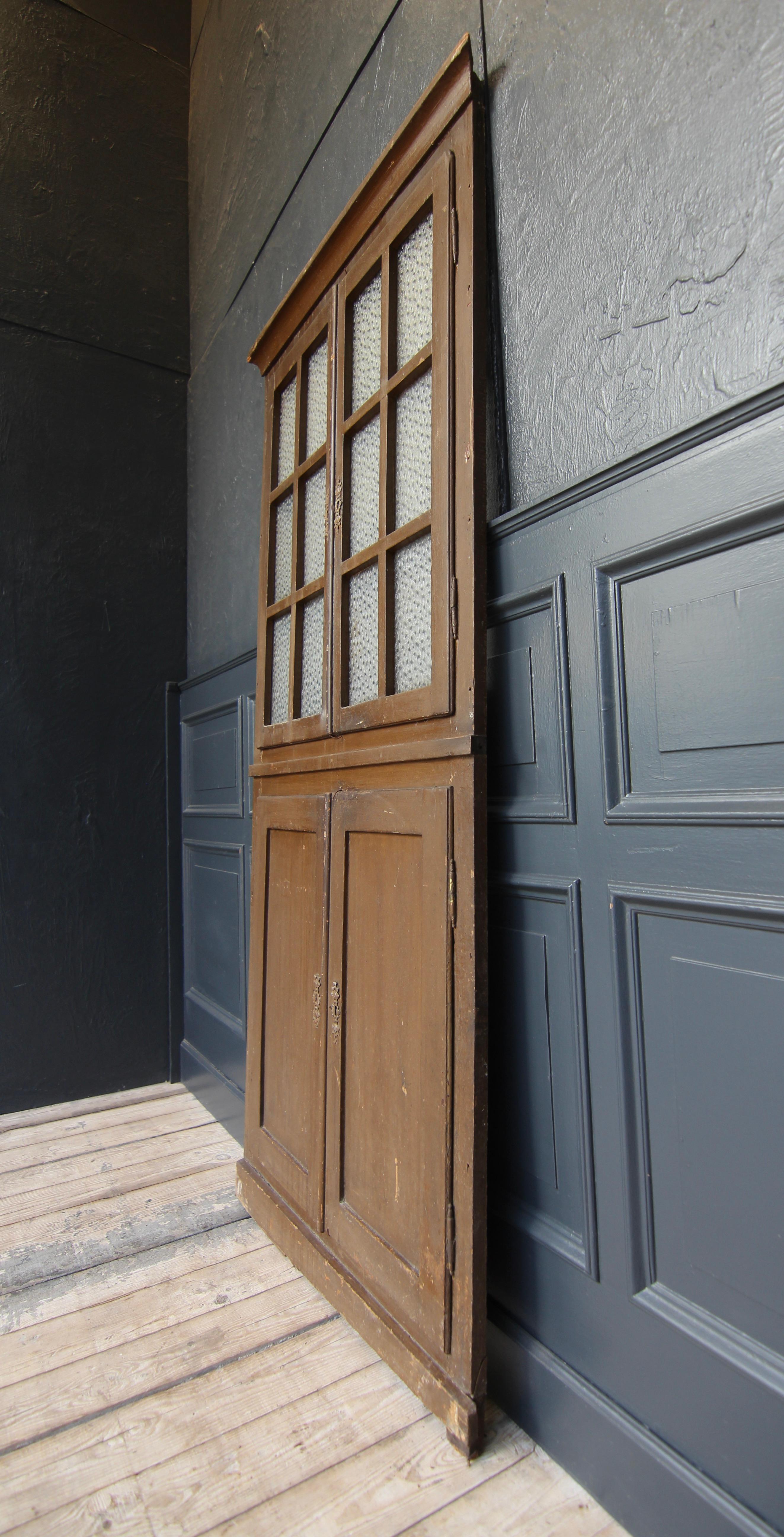 19th Century German Wall Cabinet Facade For Sale 13