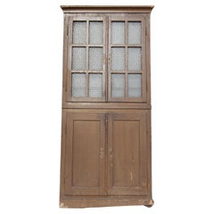 19th Century German Wall Cabinet Facade