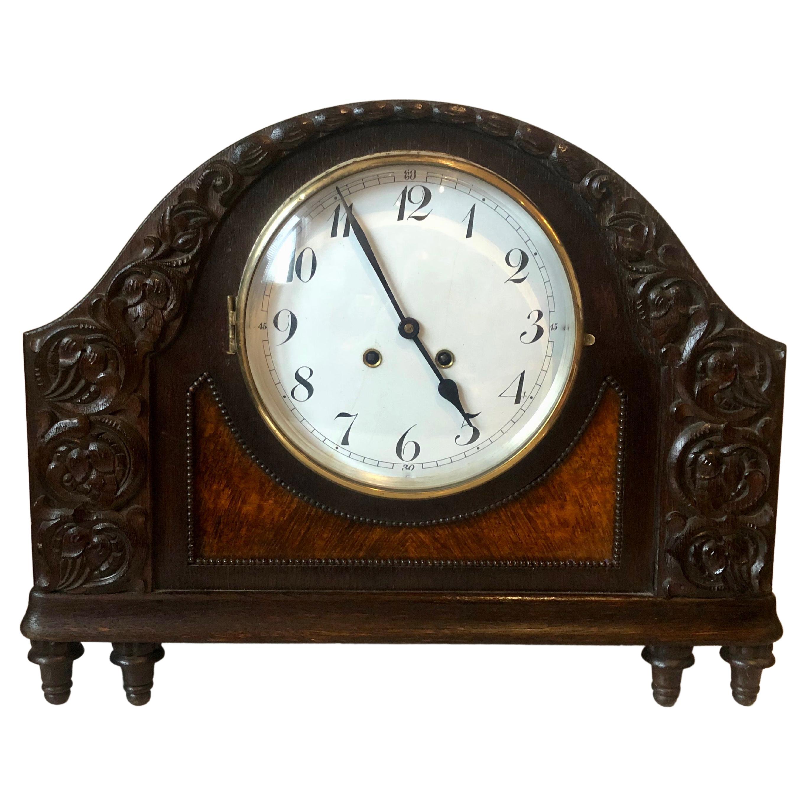 Biedermaier-Uhr aus Deutschland, 19. Jahrhundert