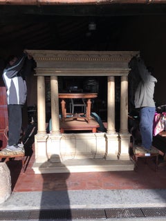 19th Century Germany Empire Wood Lacquered Wall Open Library, 1800s