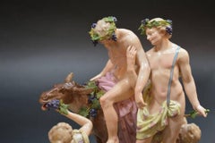 19th Century Germany Meissen Porcelain Grouping