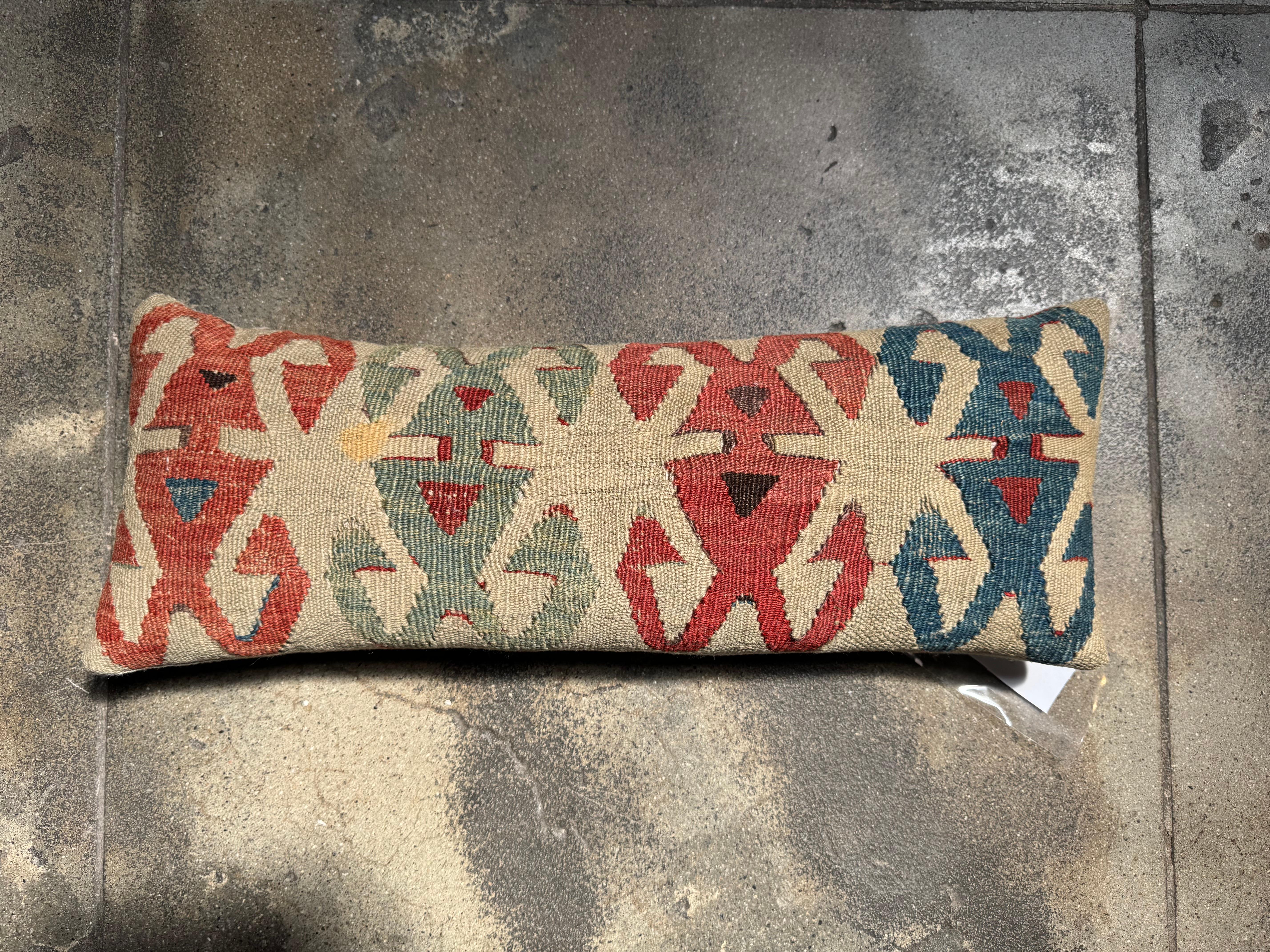 Oreiller Kilim Ghashghai du 19ème siècle - 18