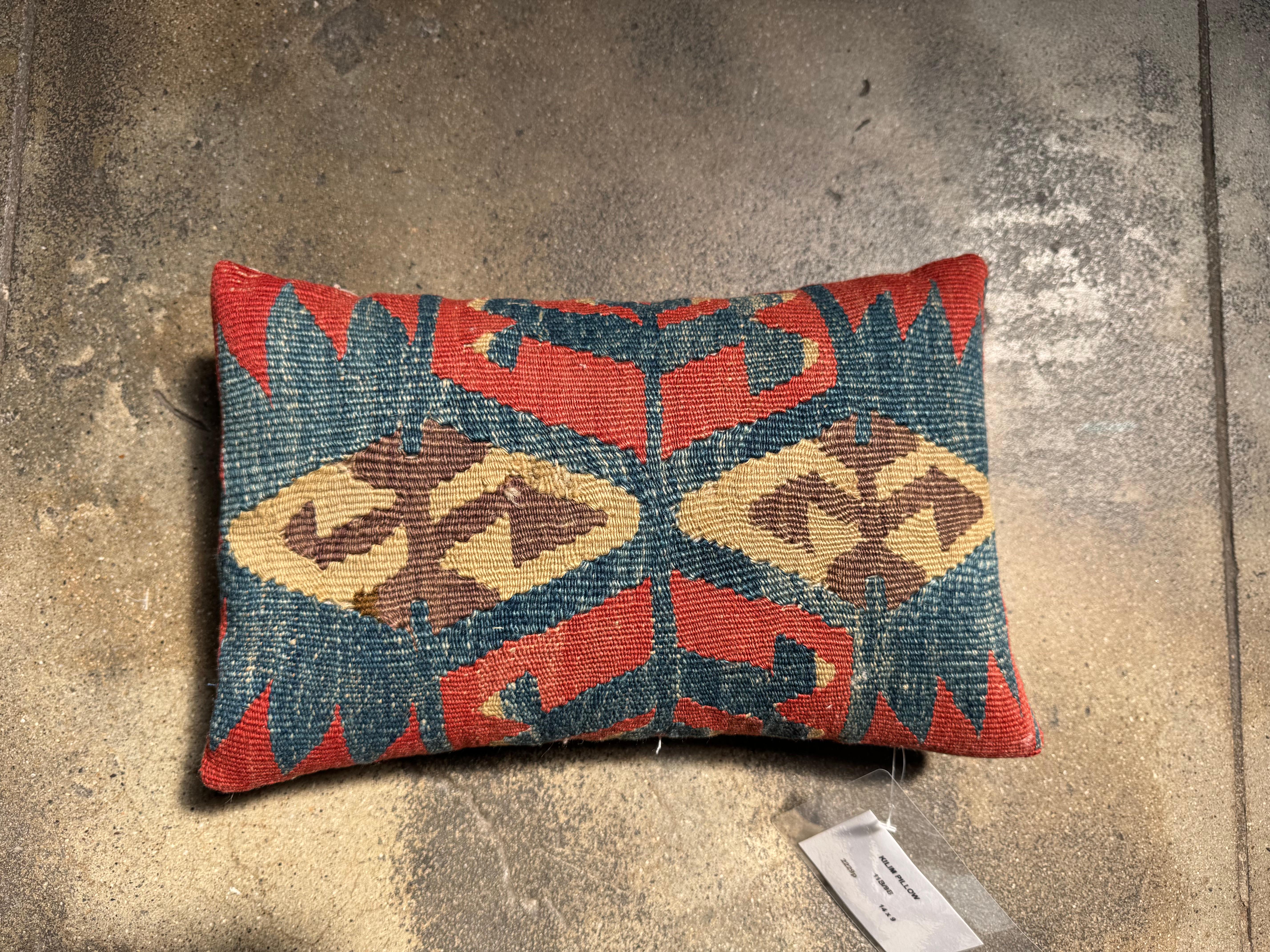 Persiano Cuscino Kilim Ghashghai del XIX secolo - 23