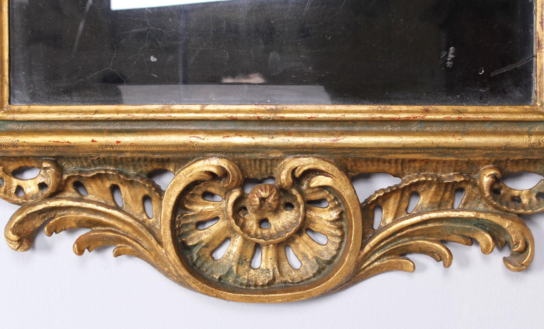 19th Century Gilded Mirror, Baroque Style, Germany, circa 1860 1