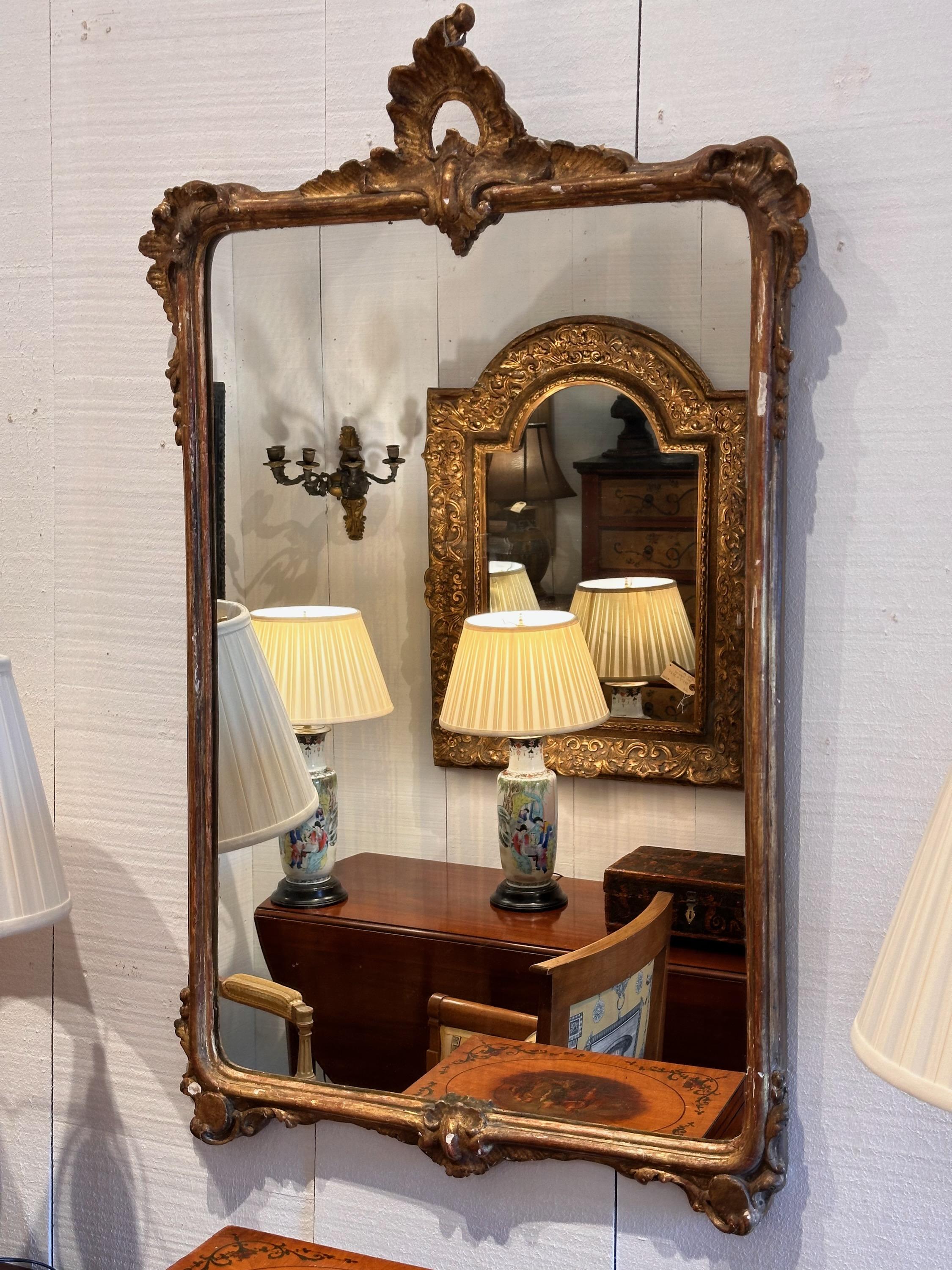 French 19th Century Gilded Mirror