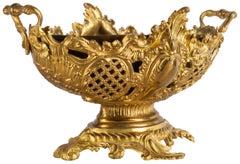 Vergoldeter Ormolu-Komport aus dem 19.