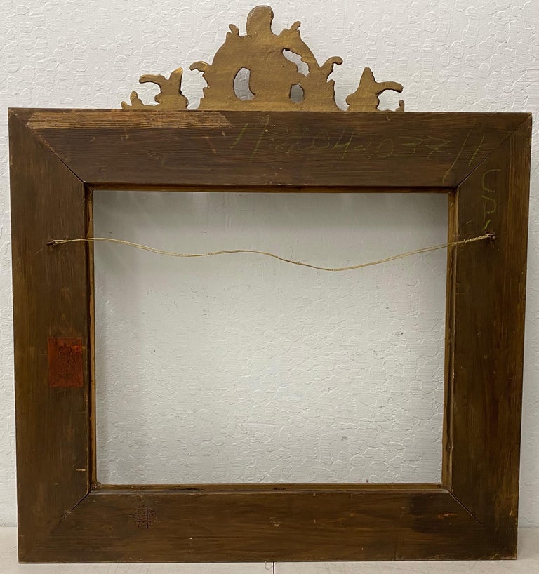 19th Century Gilded and Sculpted Gesso Frame at 1stDibs