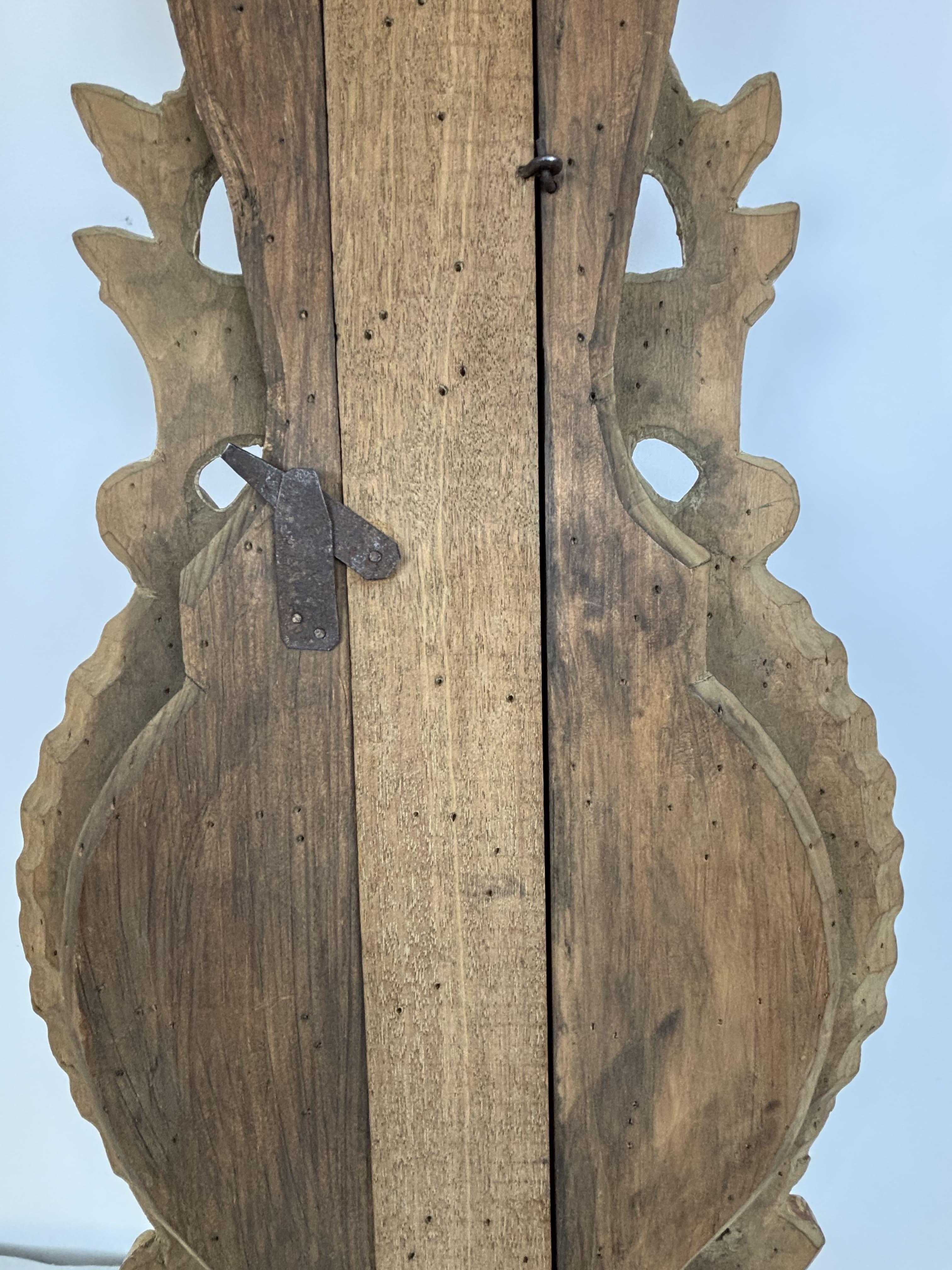 Barometro-termometro in legno dorato del XIX secolo di Benard a Provins, Francia in vendita 10