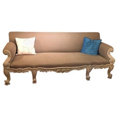 19th Century Gillows Carved Hardwood Sofa 19th Century Gillows Carved Hardwood Sofa