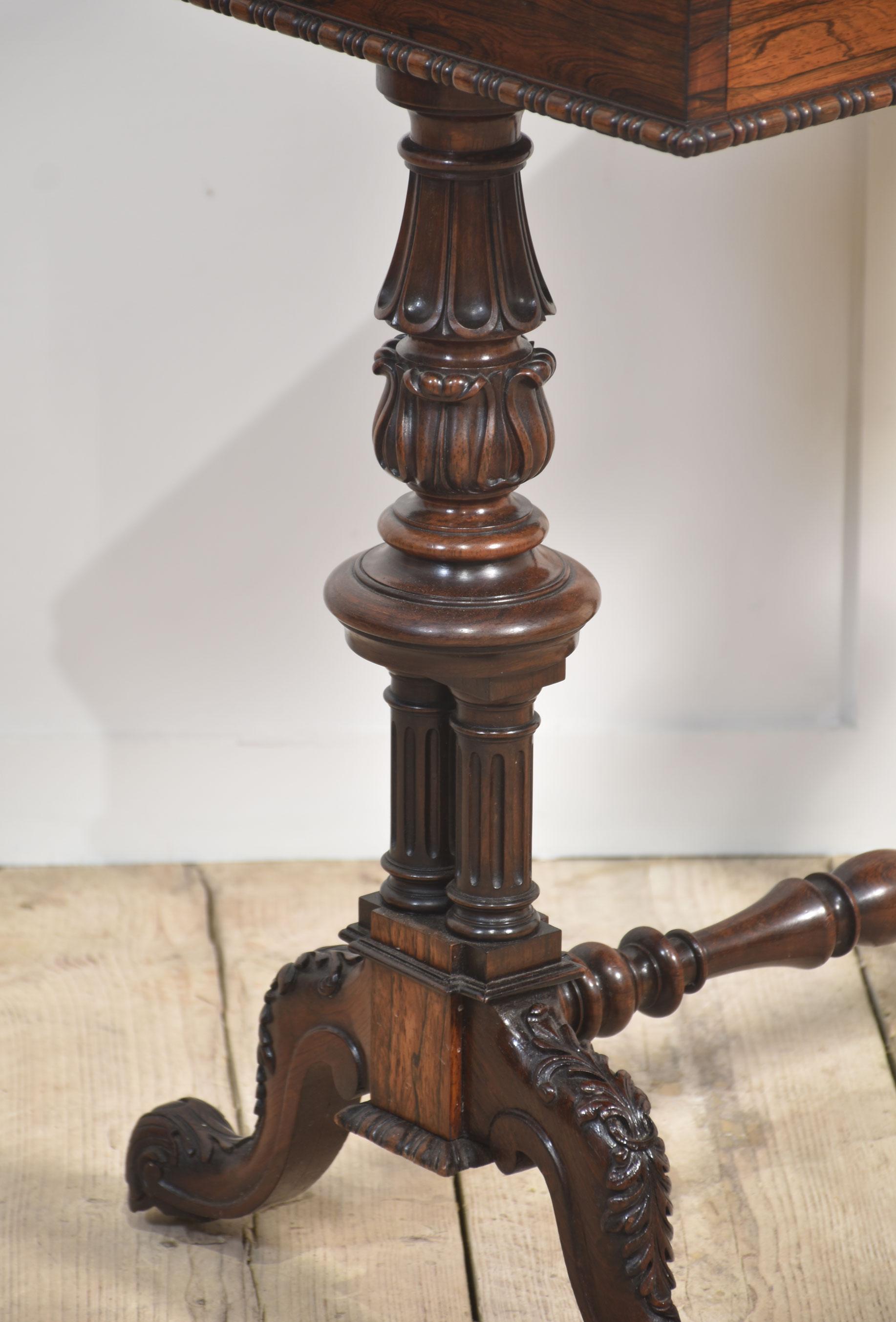 British 19th century Gillows design card table For Sale
