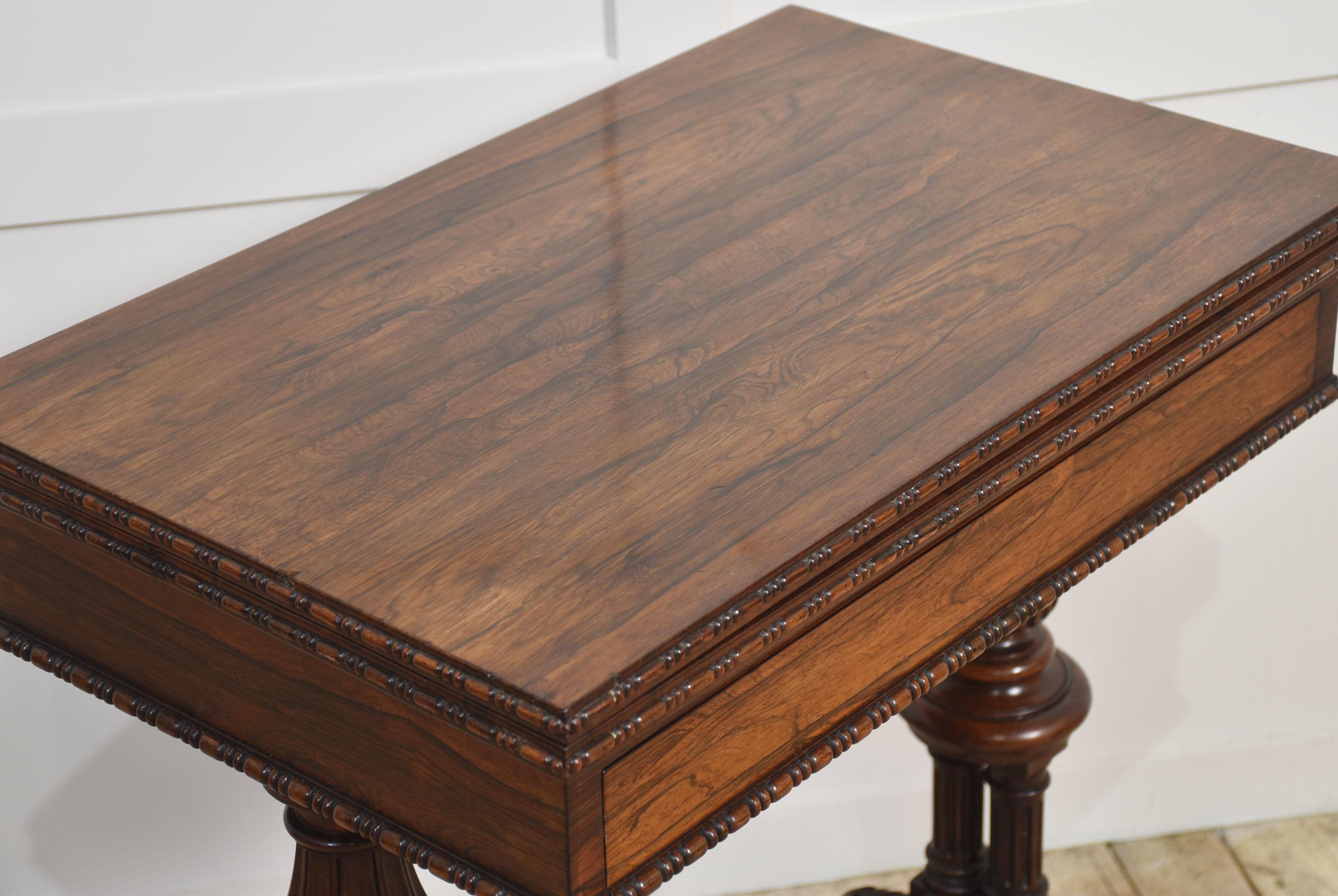 19th century Gillows design card table In Good Condition For Sale In Cheshire, GB