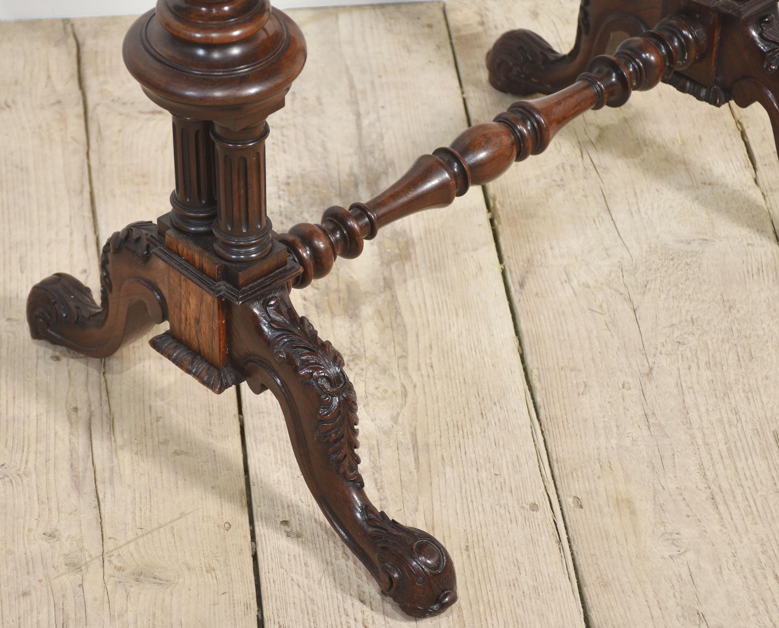 19th Century 19th century Gillows design card table For Sale