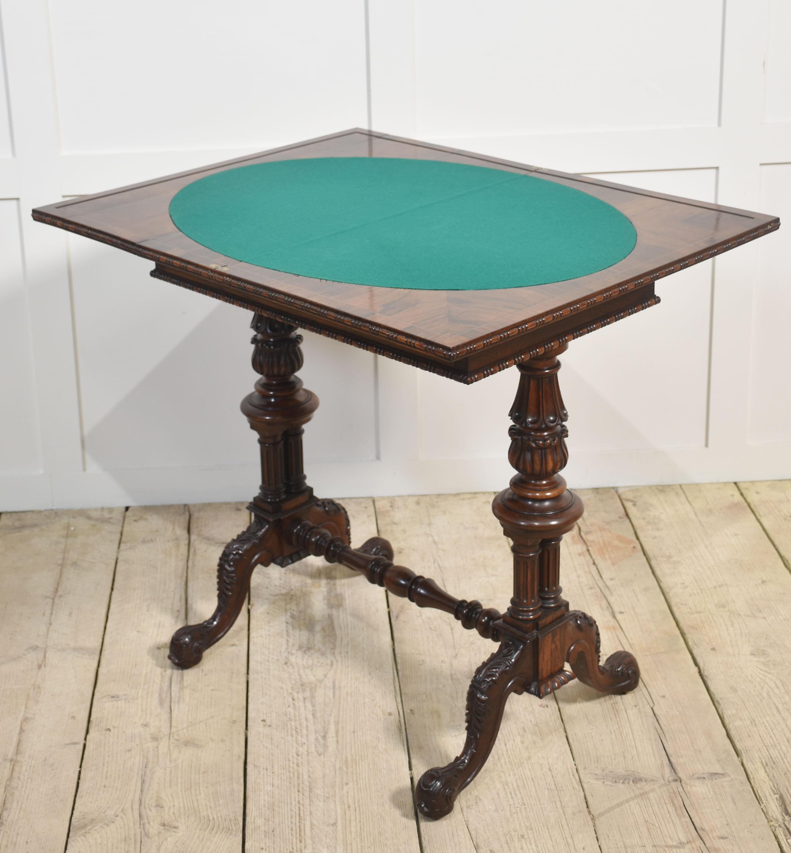 19th century Gillows design card table For Sale 3