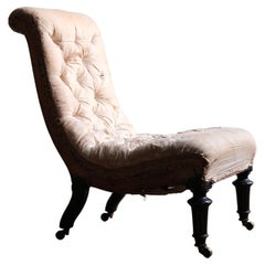 19th Century, Gillows Slipper Chair