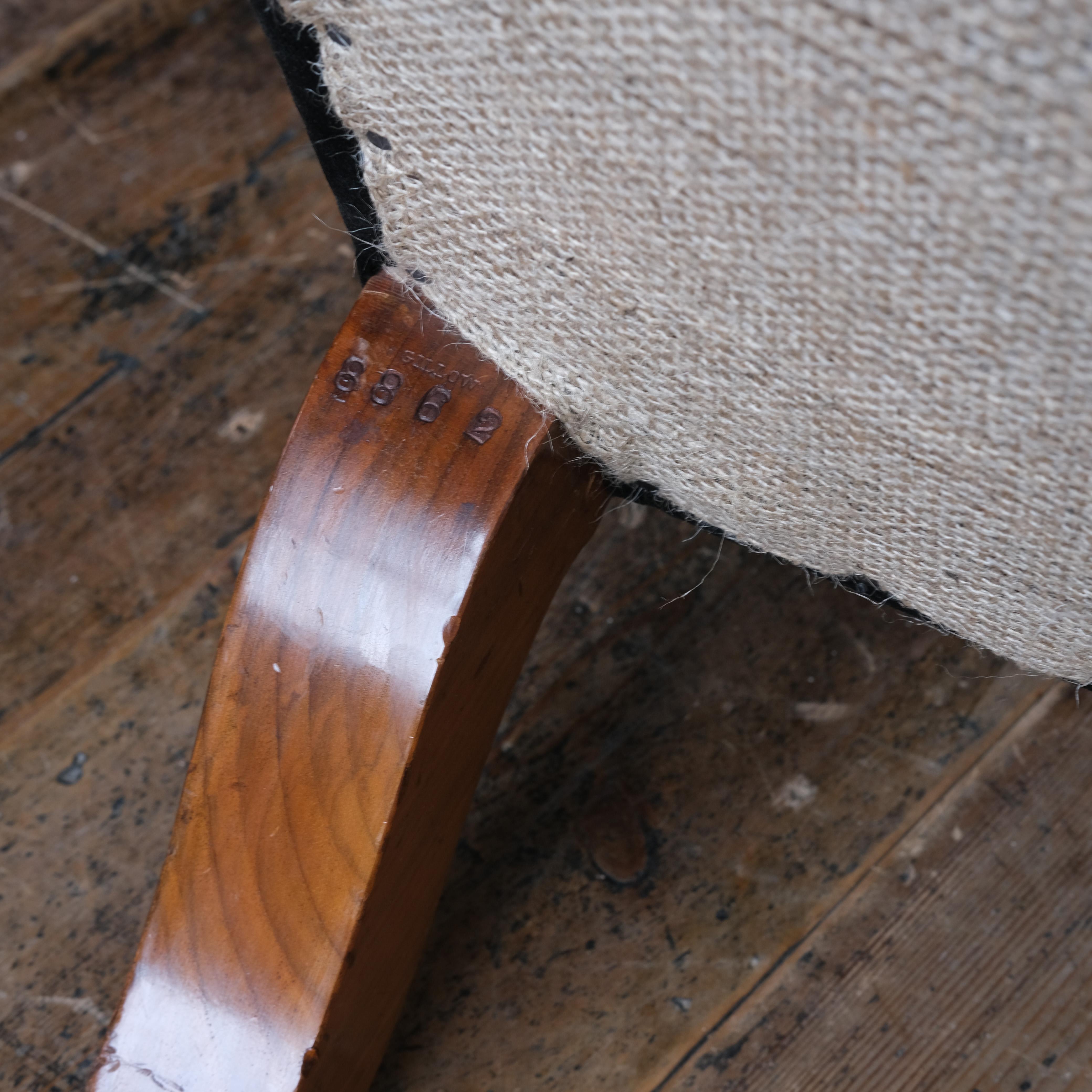 19th Century Gillows Walnut Open Armchair 15