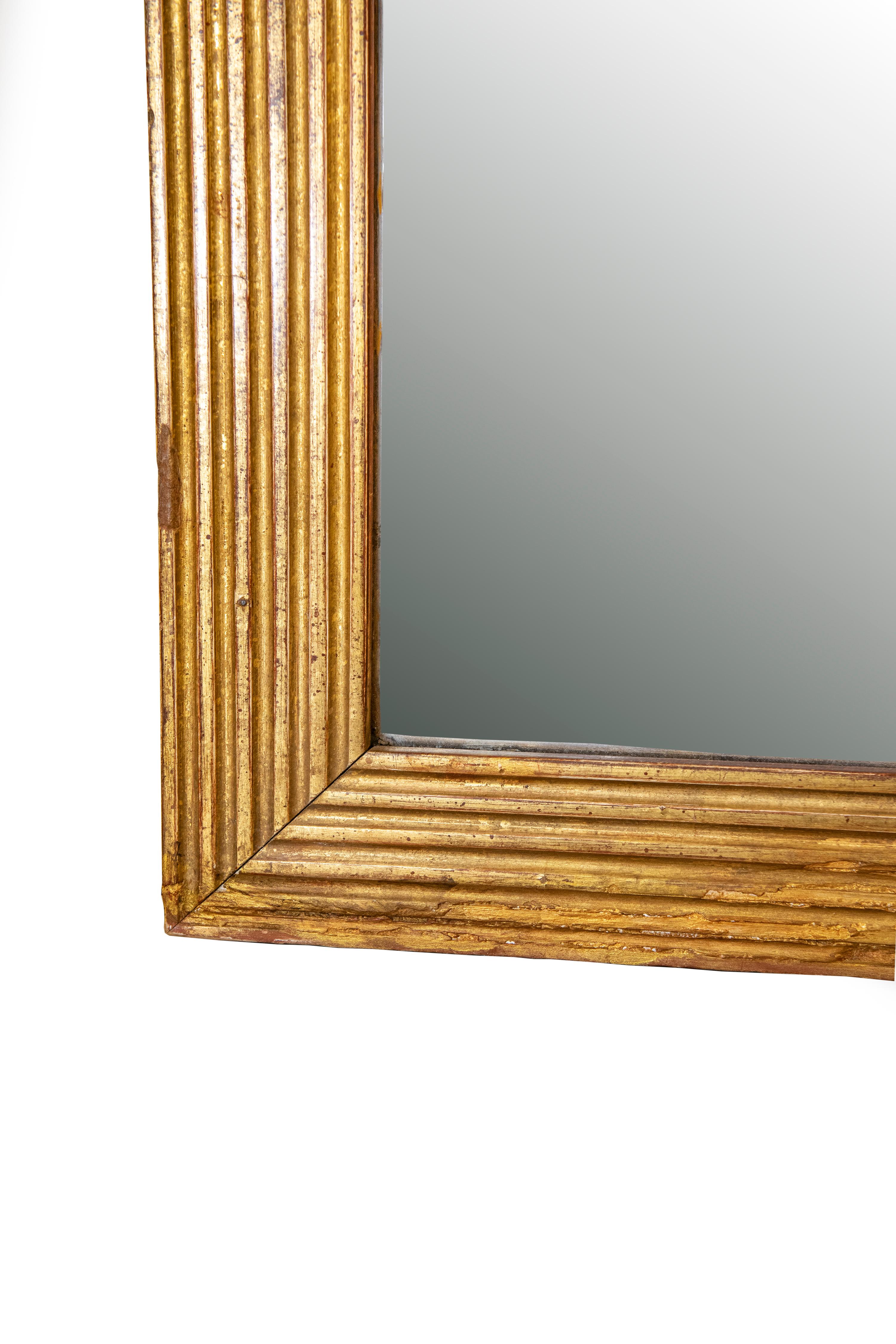 French 19th Century Gilt Baguette Directoire Mirror