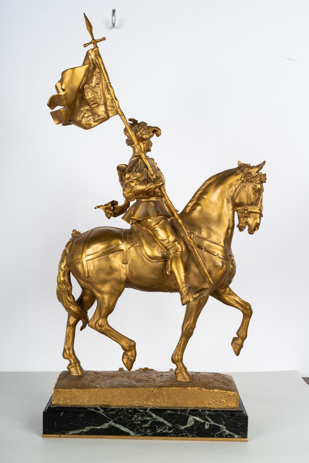 French 19th Century Gilt Bronze by Emmanuel Fremiet