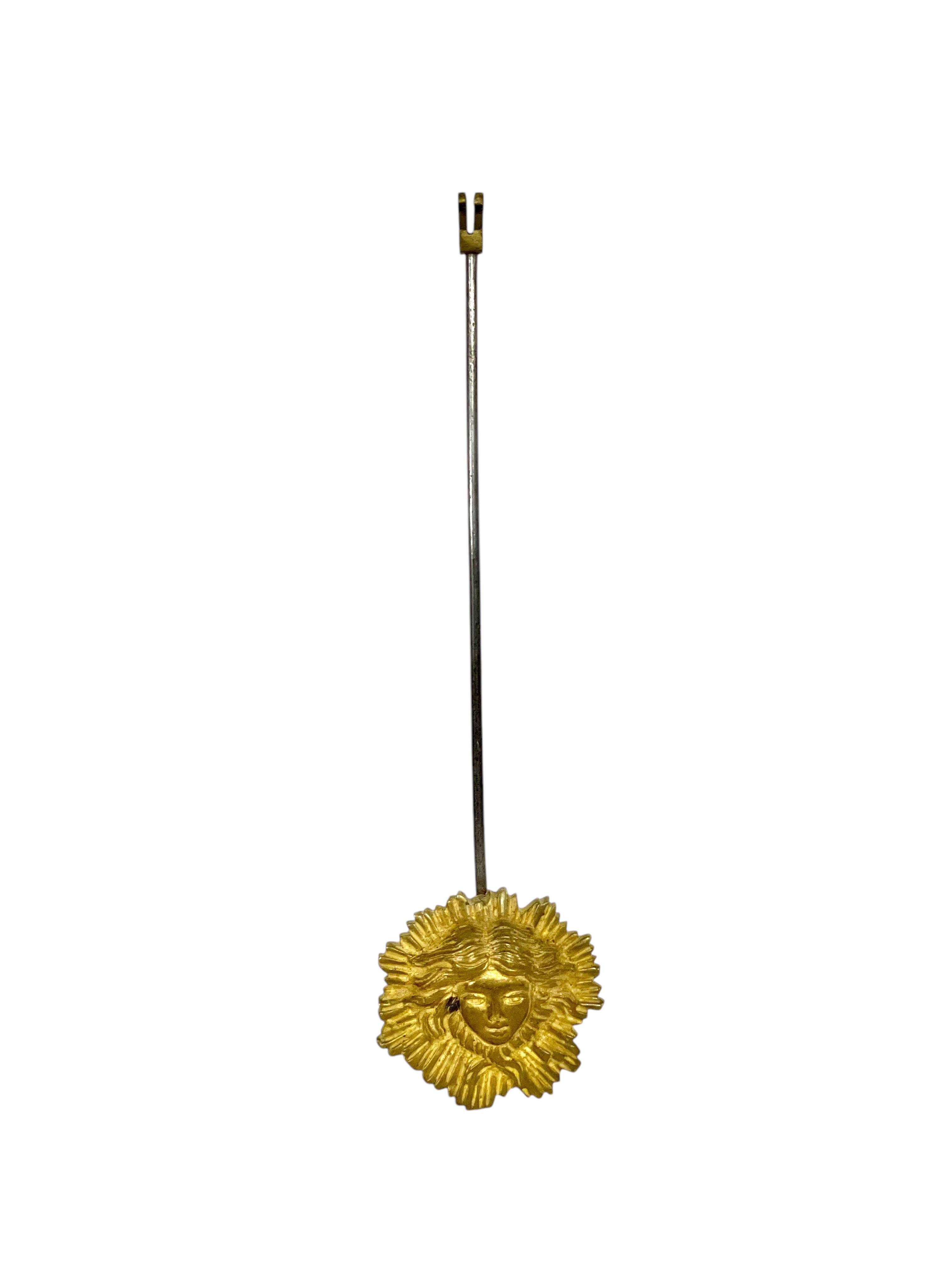 19th Century Gilt Bronze Cathedral Mantel Clock For Sale 10