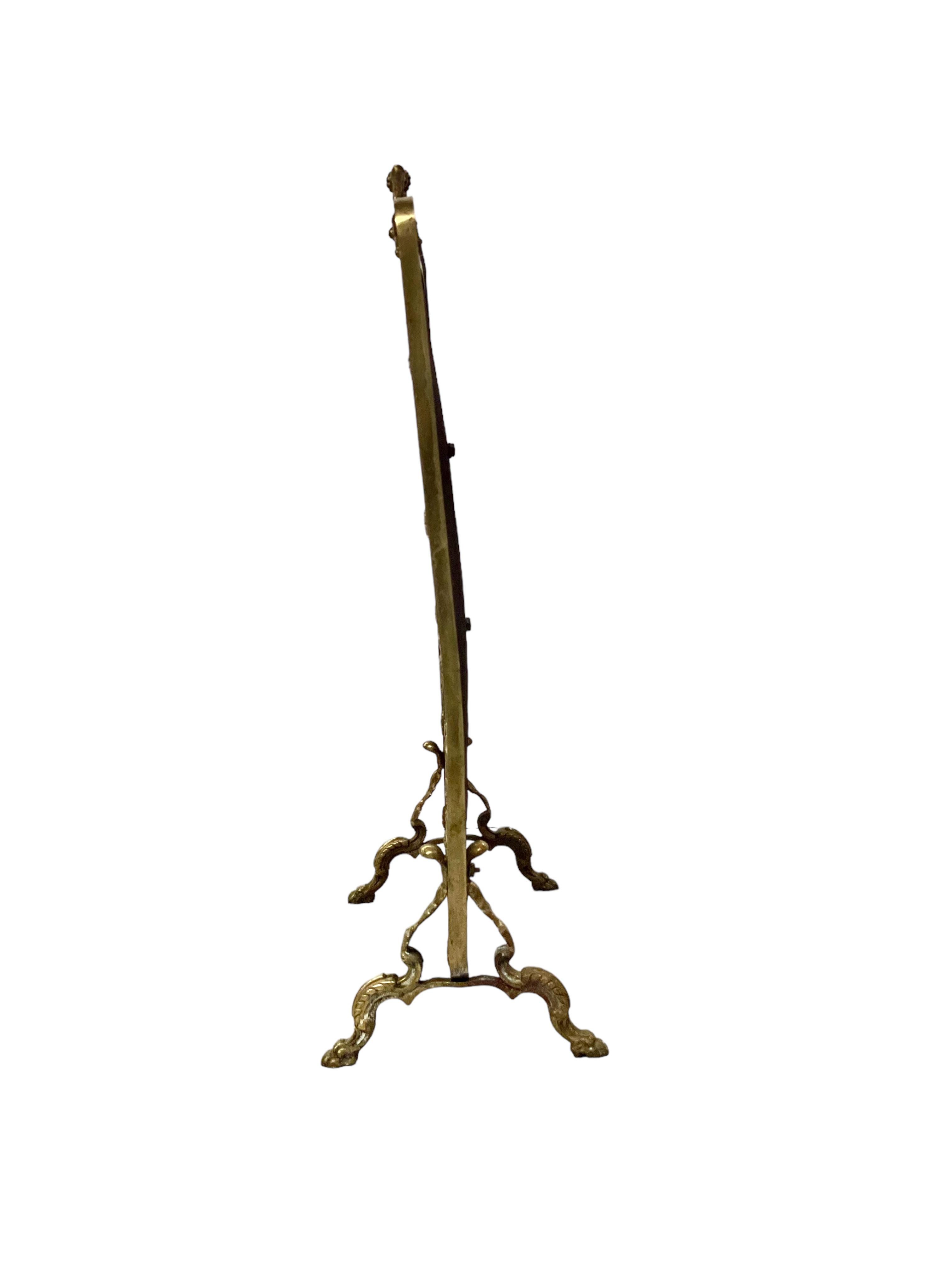 19th Century Louis XVI Gilt Bronze Fire Guard  For Sale 3