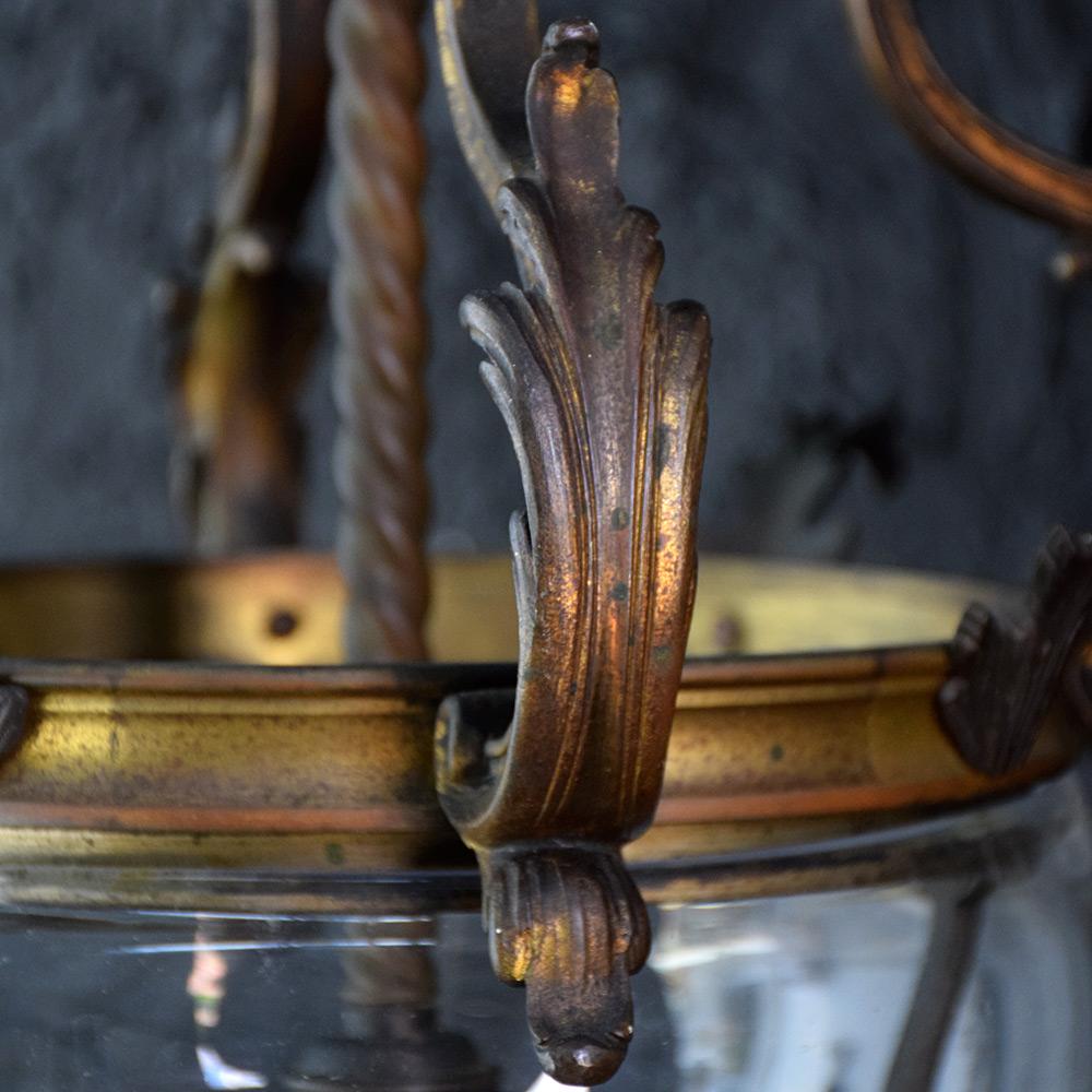 19th Century Gilt Bronze Lantern  3