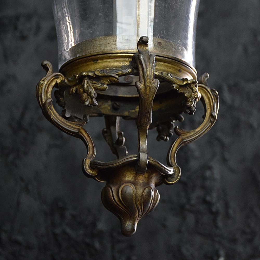 19th Century Gilt Bronze Lantern  In Good Condition In London, GB