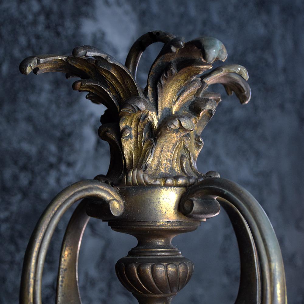 19th Century Gilt Bronze Lantern  2