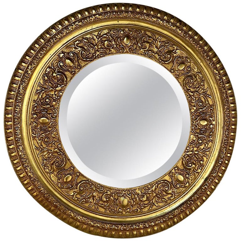 19th Century Gilt Bronze Mirrored Plateau For Sale at 1stDibs
