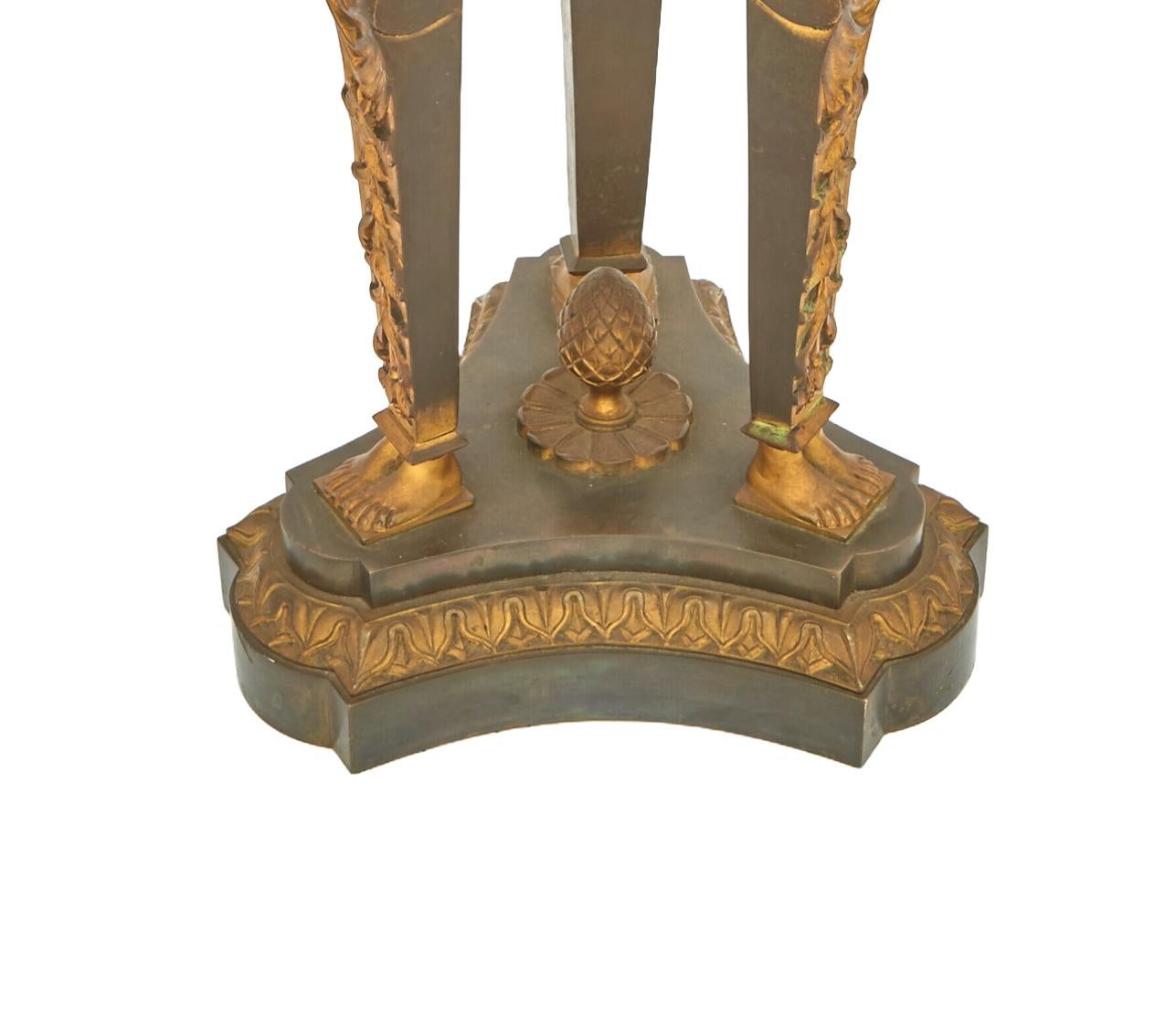 19th Century Gilt Bronze Mounted / Cut Glass Empire Style Centerpiece For Sale 2