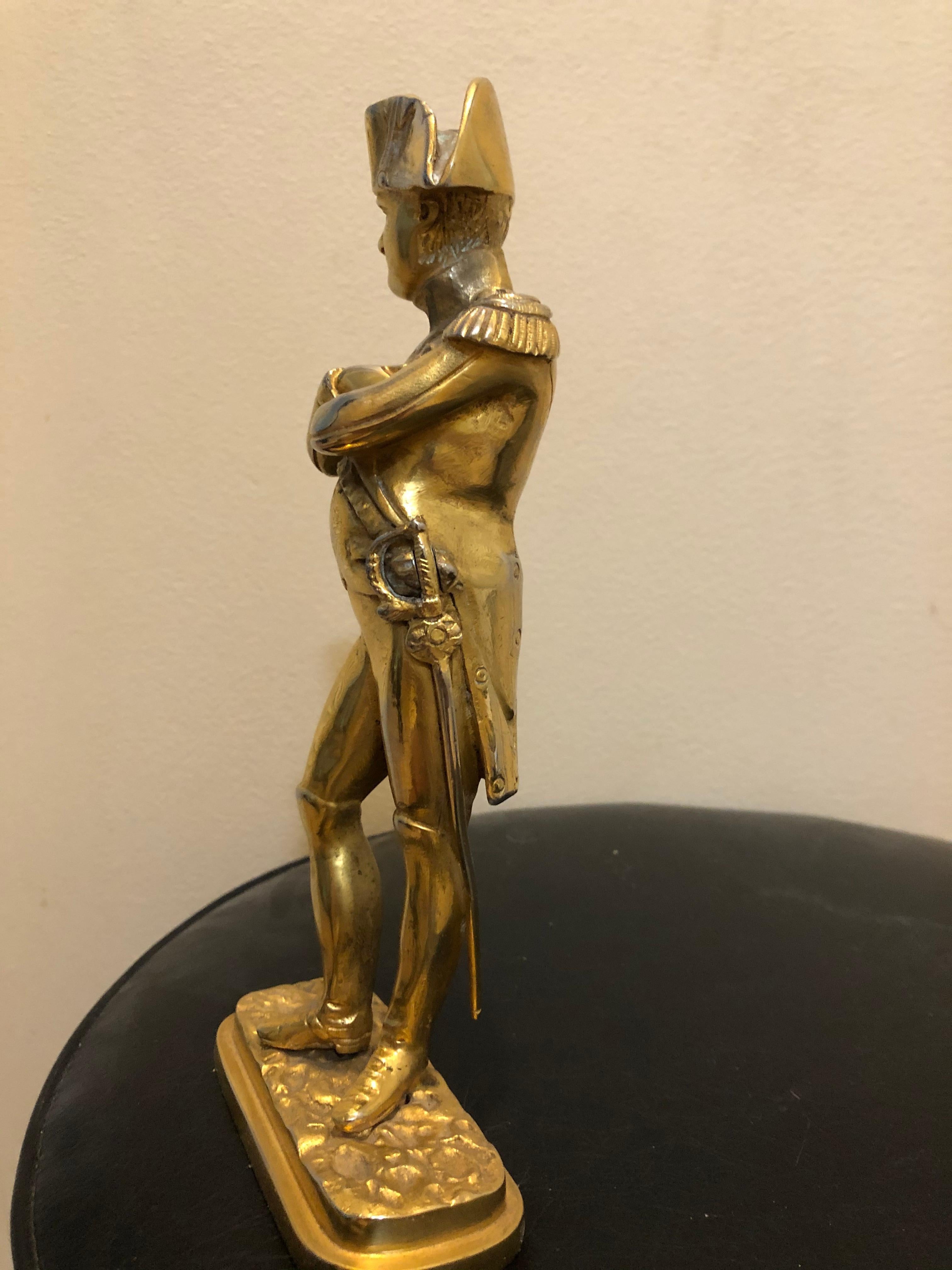 Bronze doré Napoléon du XIXe siècle Bon état - En vente à San Francisco, CA