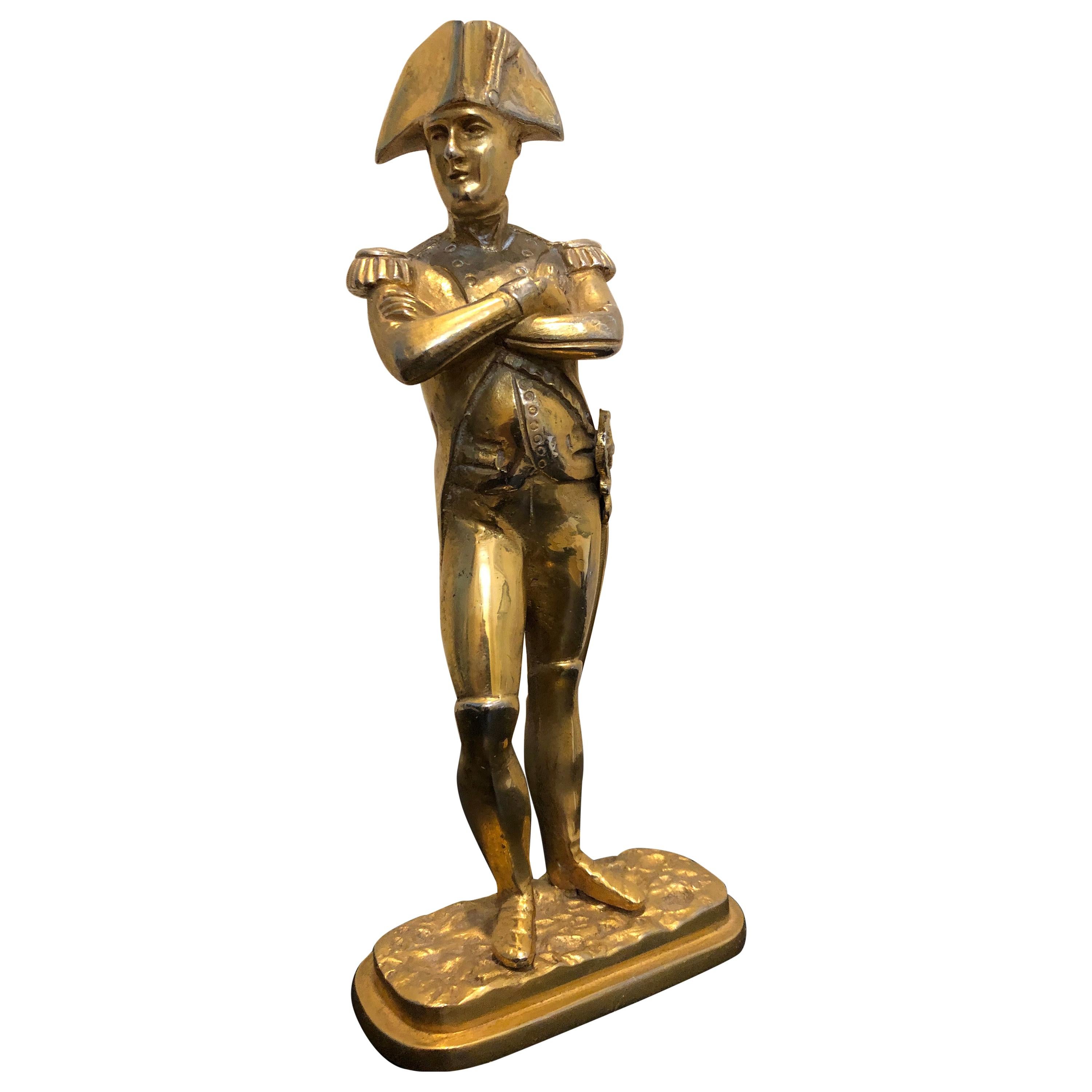 Vergoldete Bronze Napoleon aus dem 19. Jahrhundert