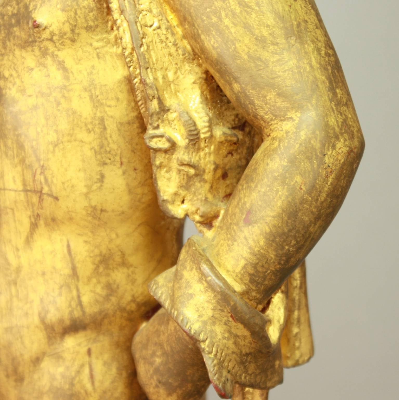 19th Century Gilt-Bronze Sculpture of Dionysos For Sale 6