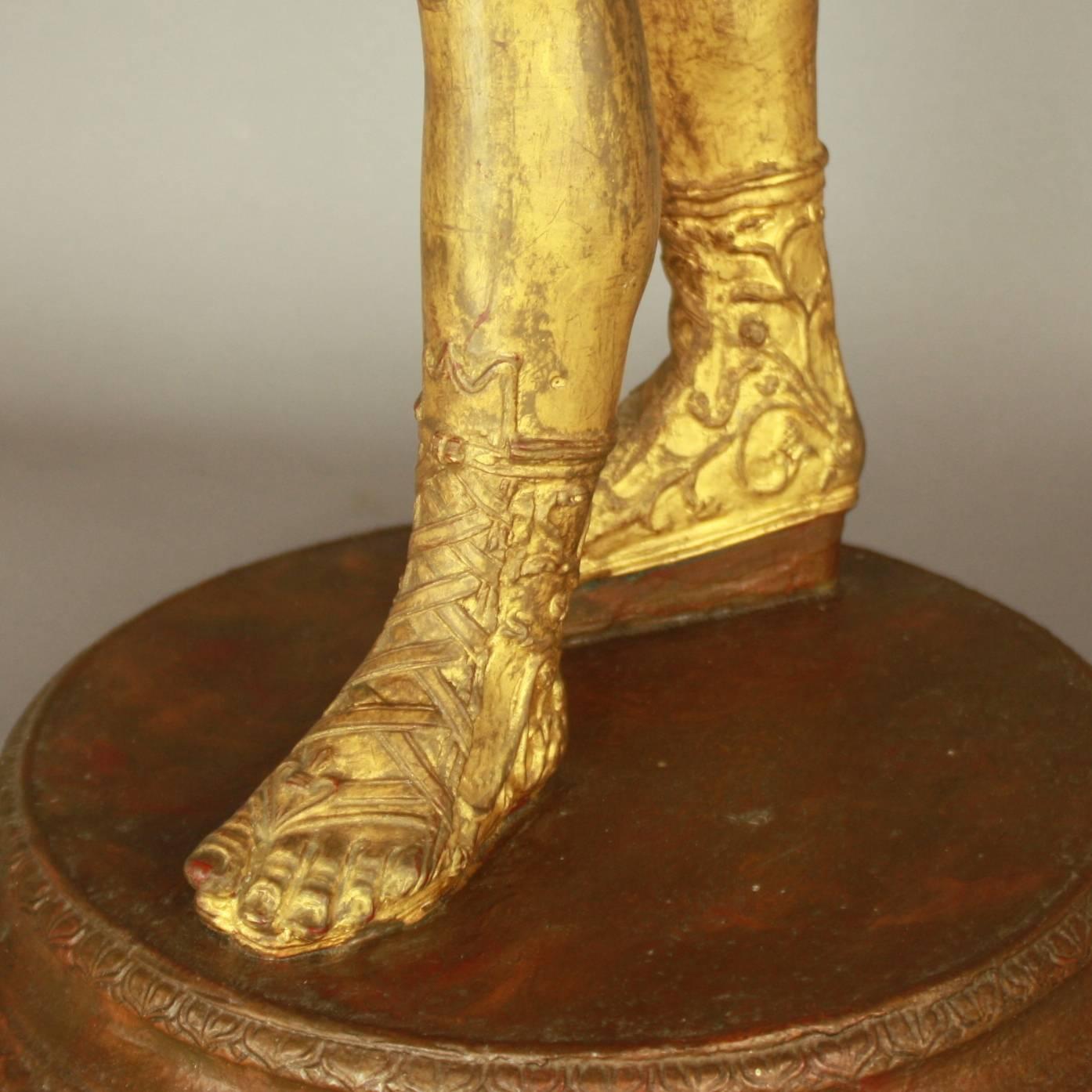 Vergoldete Bronzeskulptur von Dionysos aus dem 19. Jahrhundert im Angebot 9
