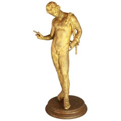19th Century Gilt-Bronze Sculpture of Dionysus