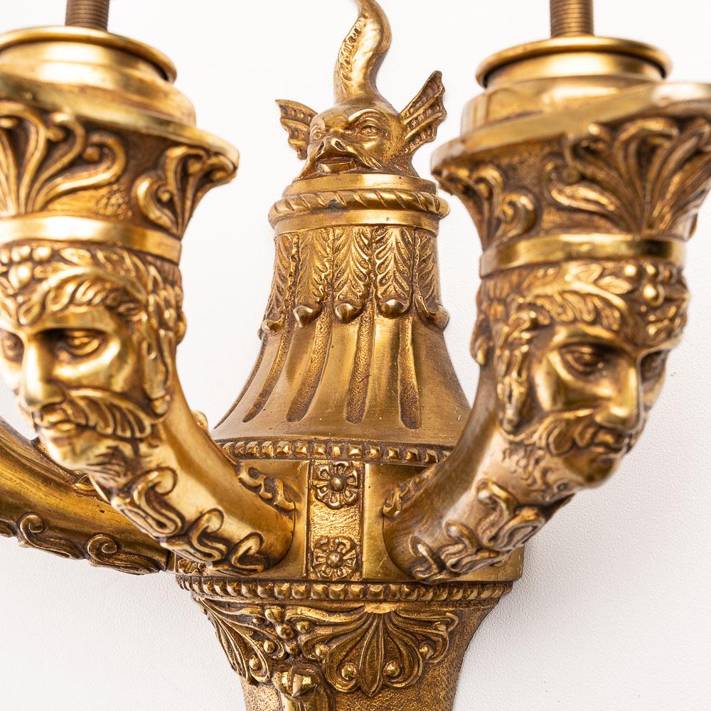 19th Century Gilt Bronze Wall Lights For Sale 6