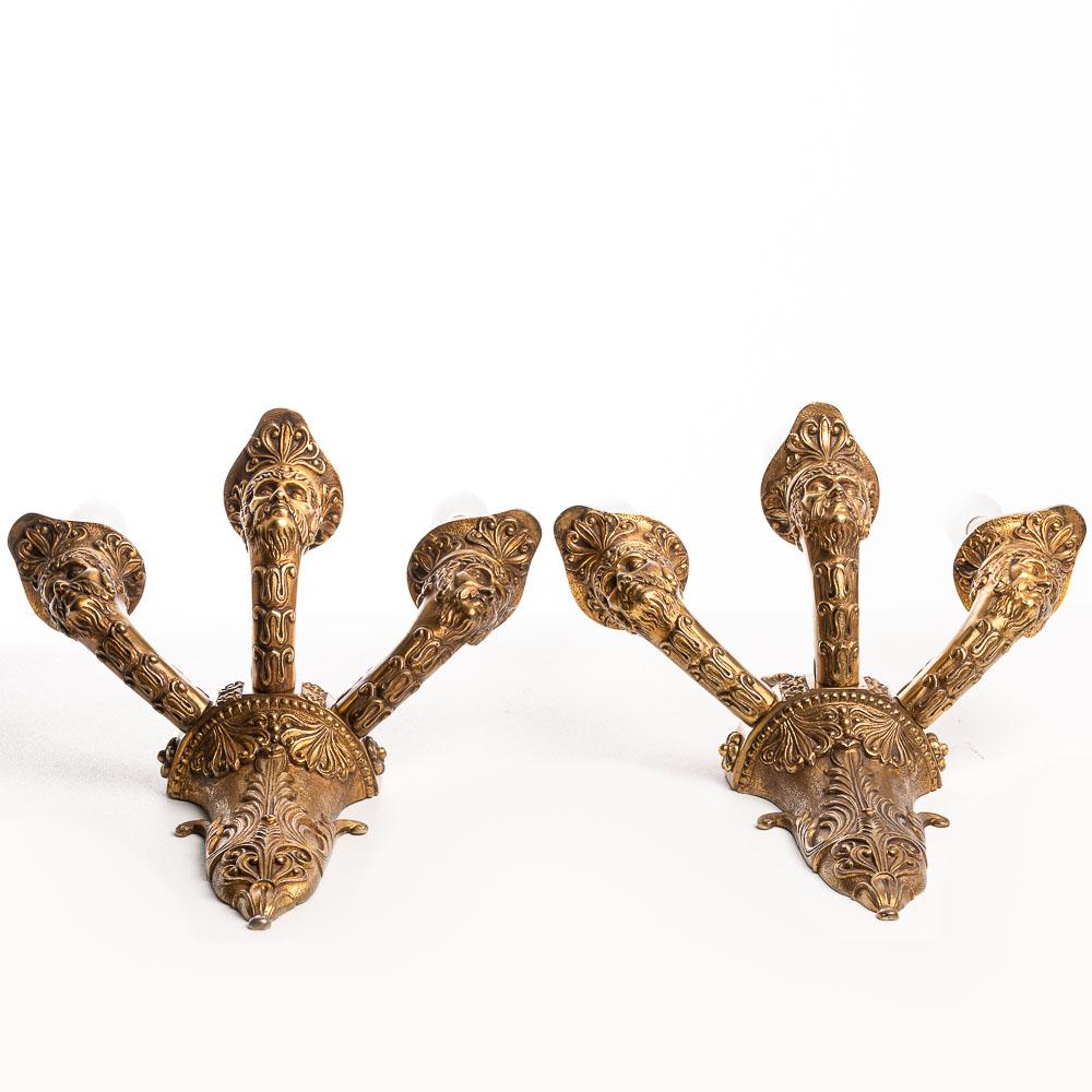 19th Century Gilt Bronze Wall Lights For Sale 9