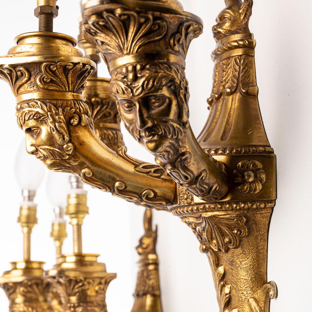 19th Century Gilt Bronze Wall Lights For Sale 11