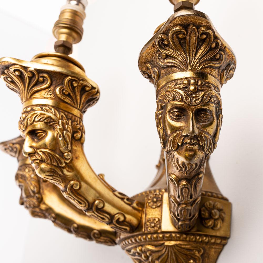 19th Century Gilt Bronze Wall Lights For Sale 2