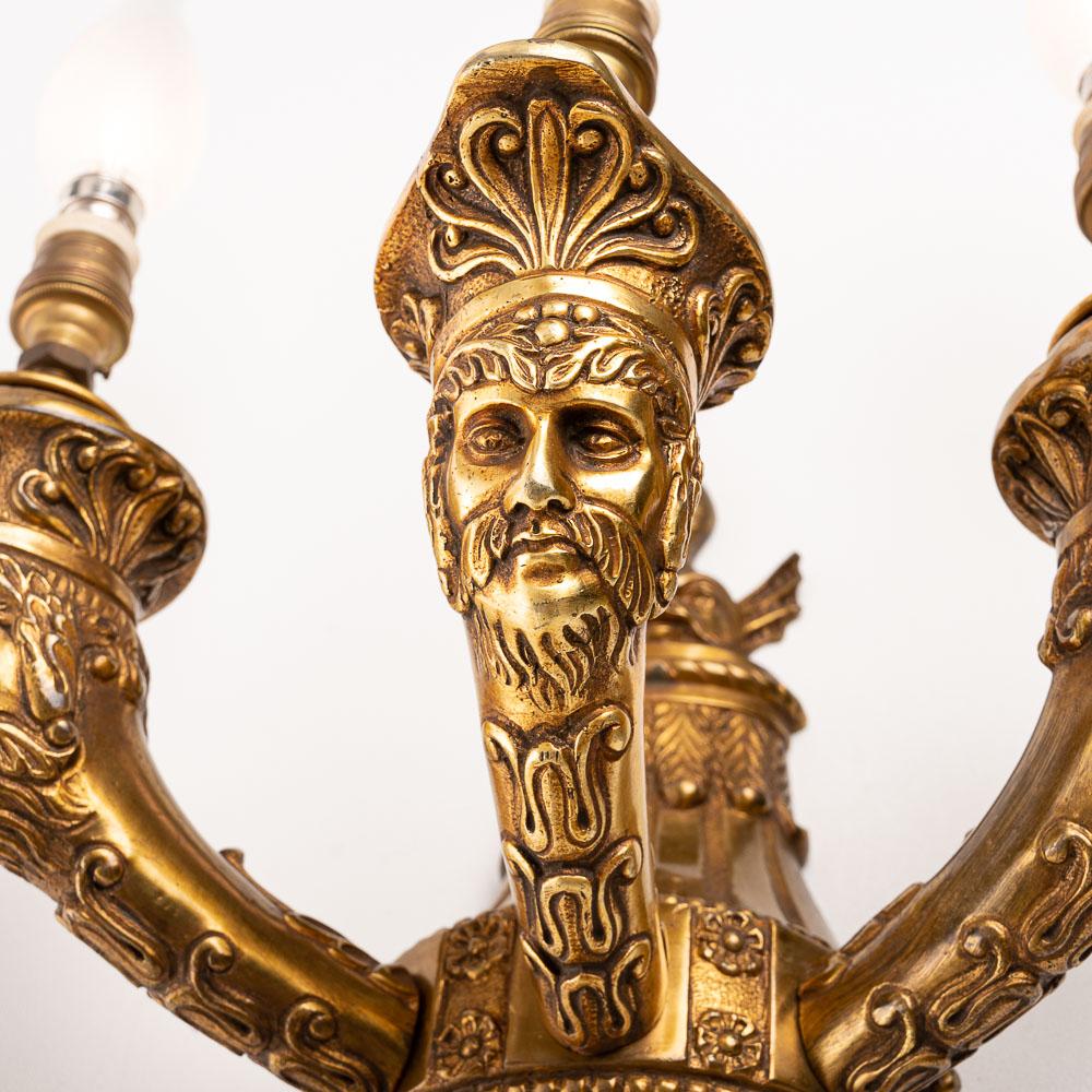19th Century Gilt Bronze Wall Lights For Sale 3