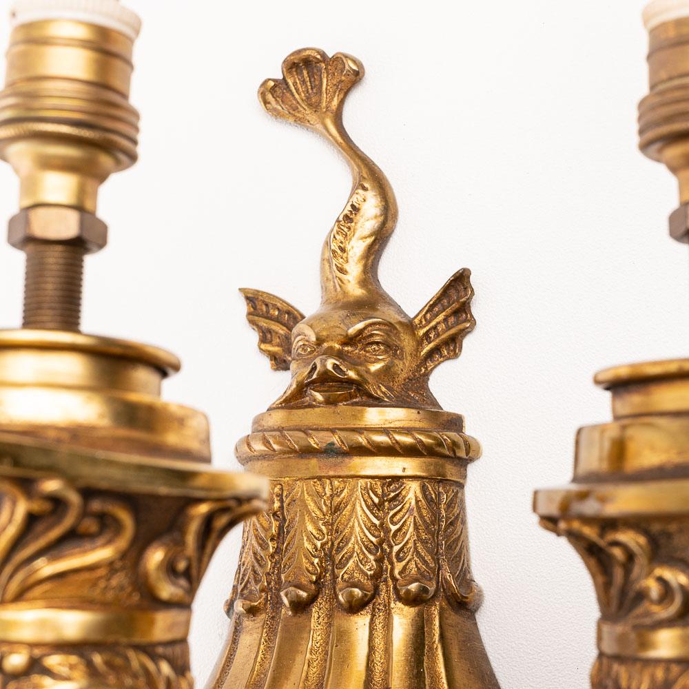 19th Century Gilt Bronze Wall Lights For Sale 5