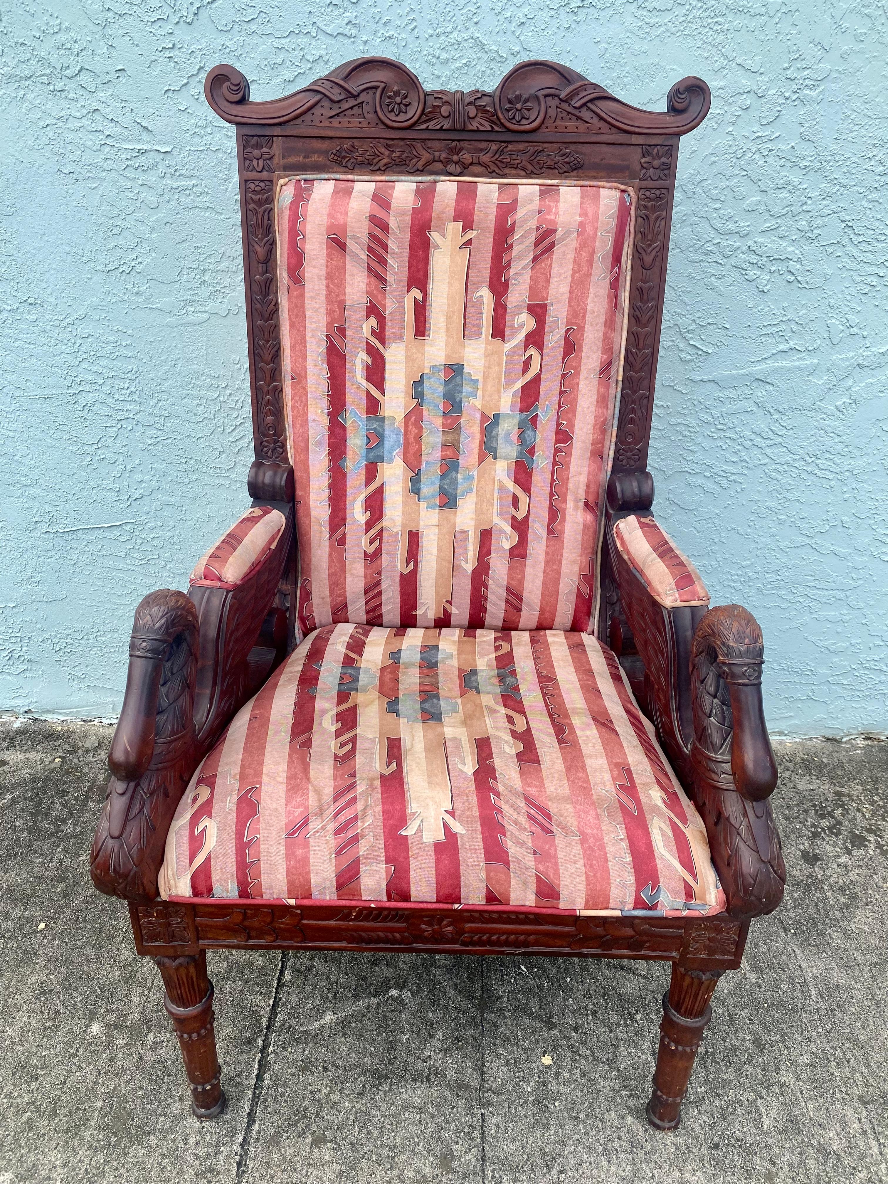 On offer on this occasion is one of the most stunning, chairs you could hope to find. This is an ultra-rare opportunity to acquire what is, unequivocally, the best of the best, it being a most spectacular and beautifully-presented chairs.