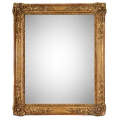 19th Century Gilt Decorated French Mirror