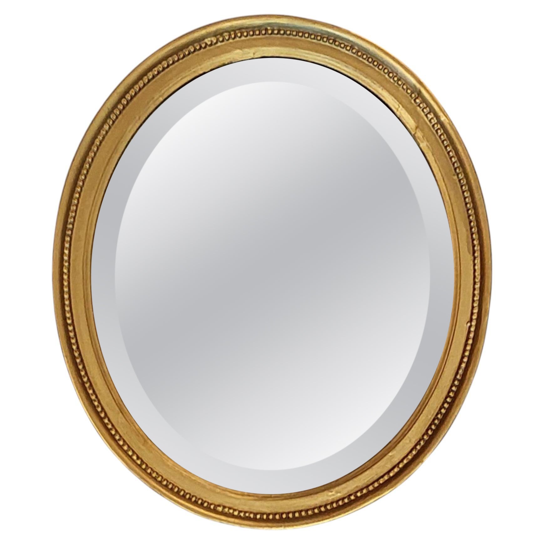 19th Century Gilt Framed Mirror For Sale
