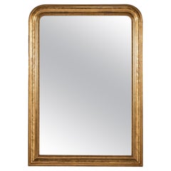 Miroir Louis Philippe doré du 19ème siècle