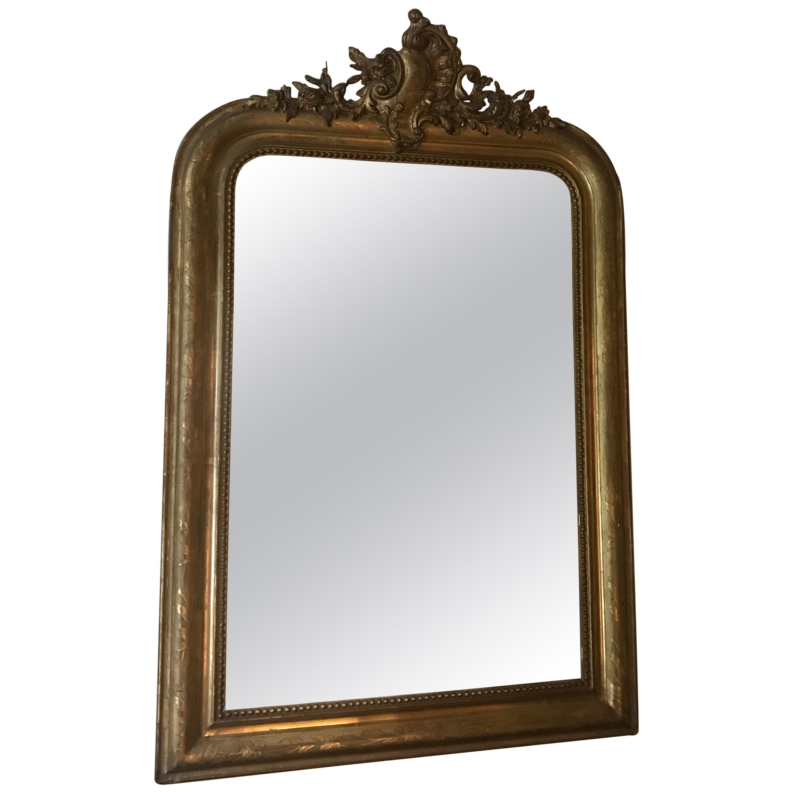 19th Century Gilt Louis Phillipe Mirror